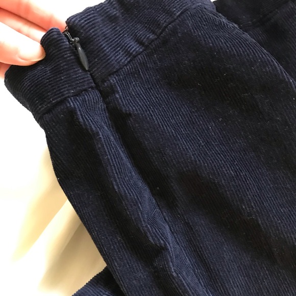Aritzia Babaton Dark Blue Corduroy Pants* - Picture 4 of 8